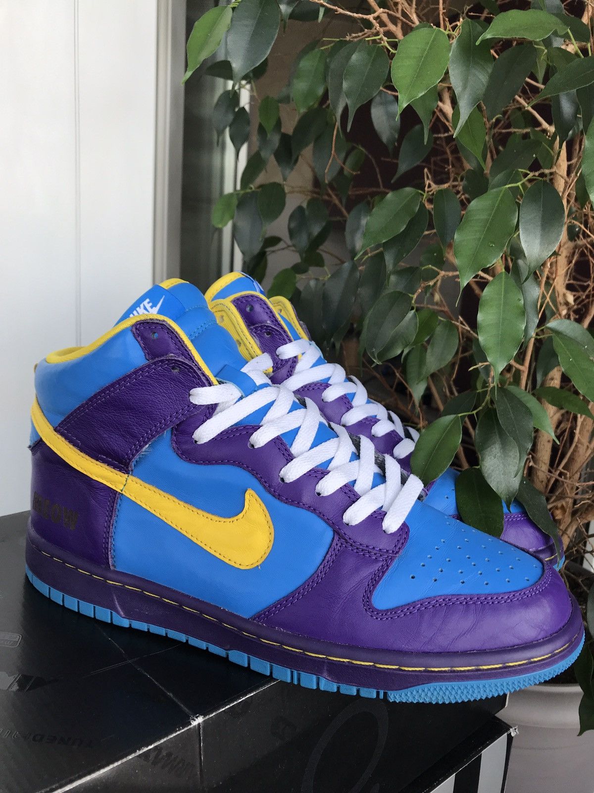 Nike Nike Dunk High ID Bespoke MF Doom IceCream BBC Supreme Bape Size US 9 / EU 42 - 12 Thumbnail