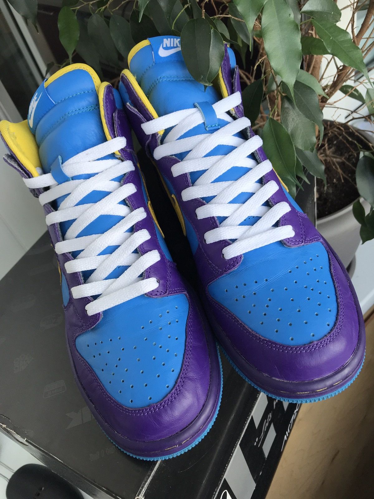 Nike Nike Dunk High ID Bespoke MF Doom IceCream BBC Supreme Bape Size US 9 / EU 42 - 11 Thumbnail