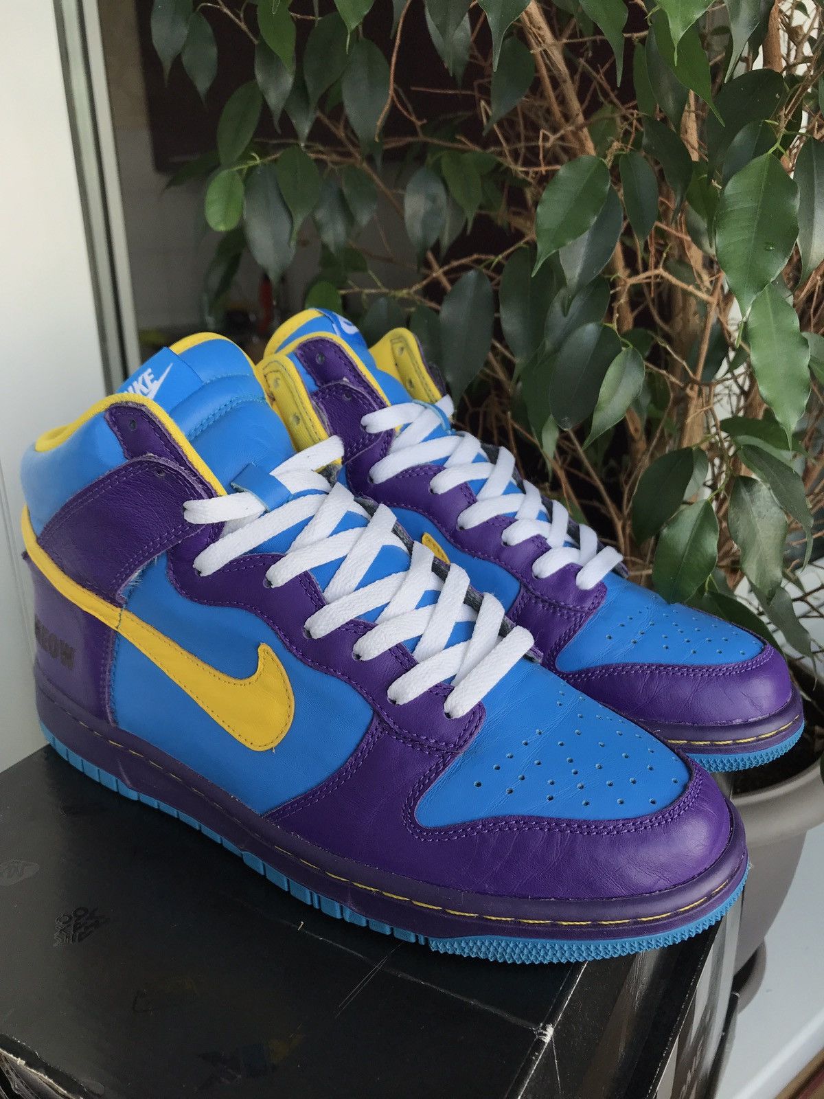 Nike Nike Dunk High ID Bespoke MF Doom IceCream BBC Supreme Bape Size US 9 / EU 42 - 10 Thumbnail