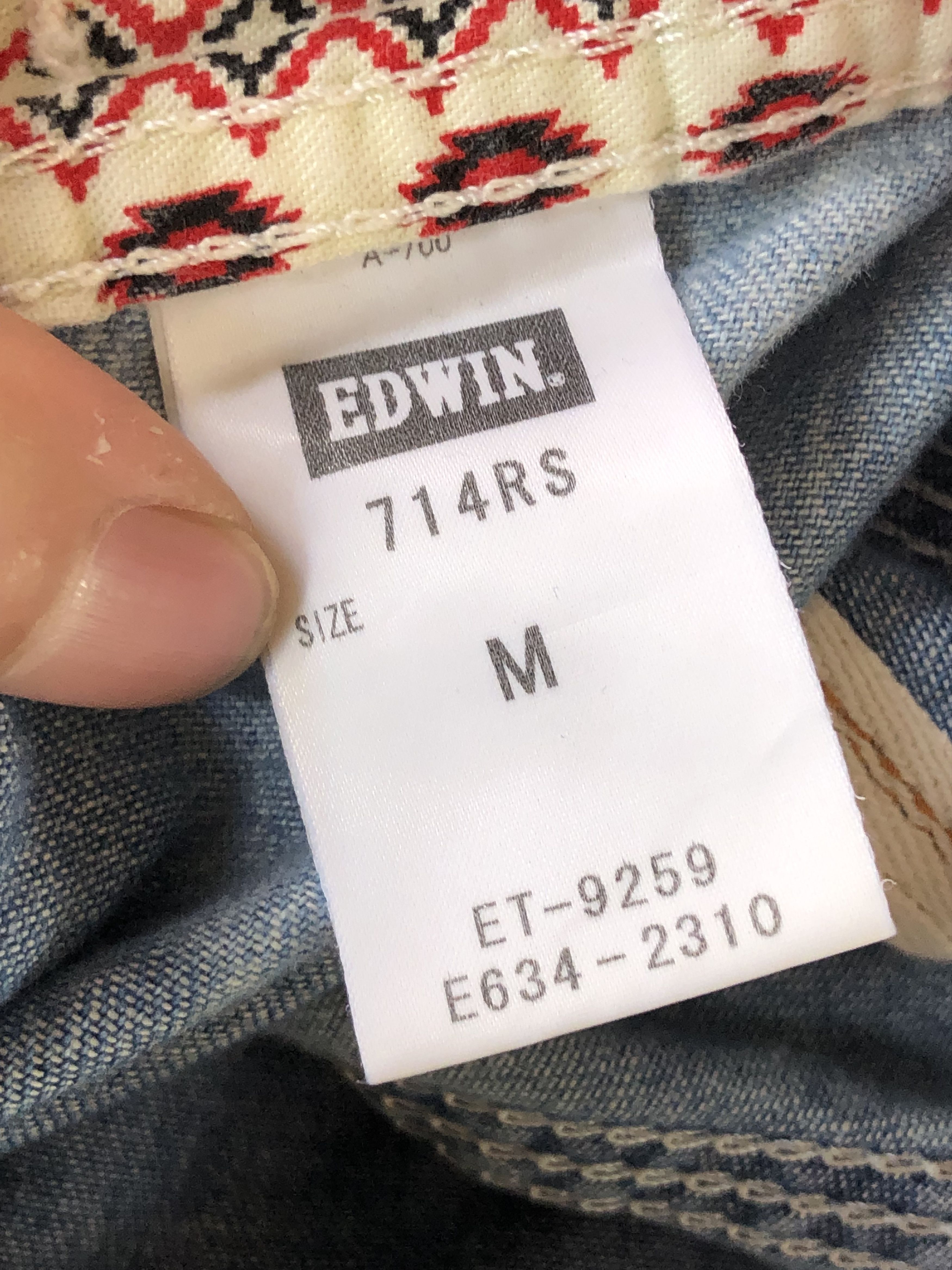 Edwin RARE🔥EDWIN XV NAVAJO STYLE 2 IN 1 FOLDABLE CASUAL PANTS Size US 34 / EU 50 - 14 Thumbnail