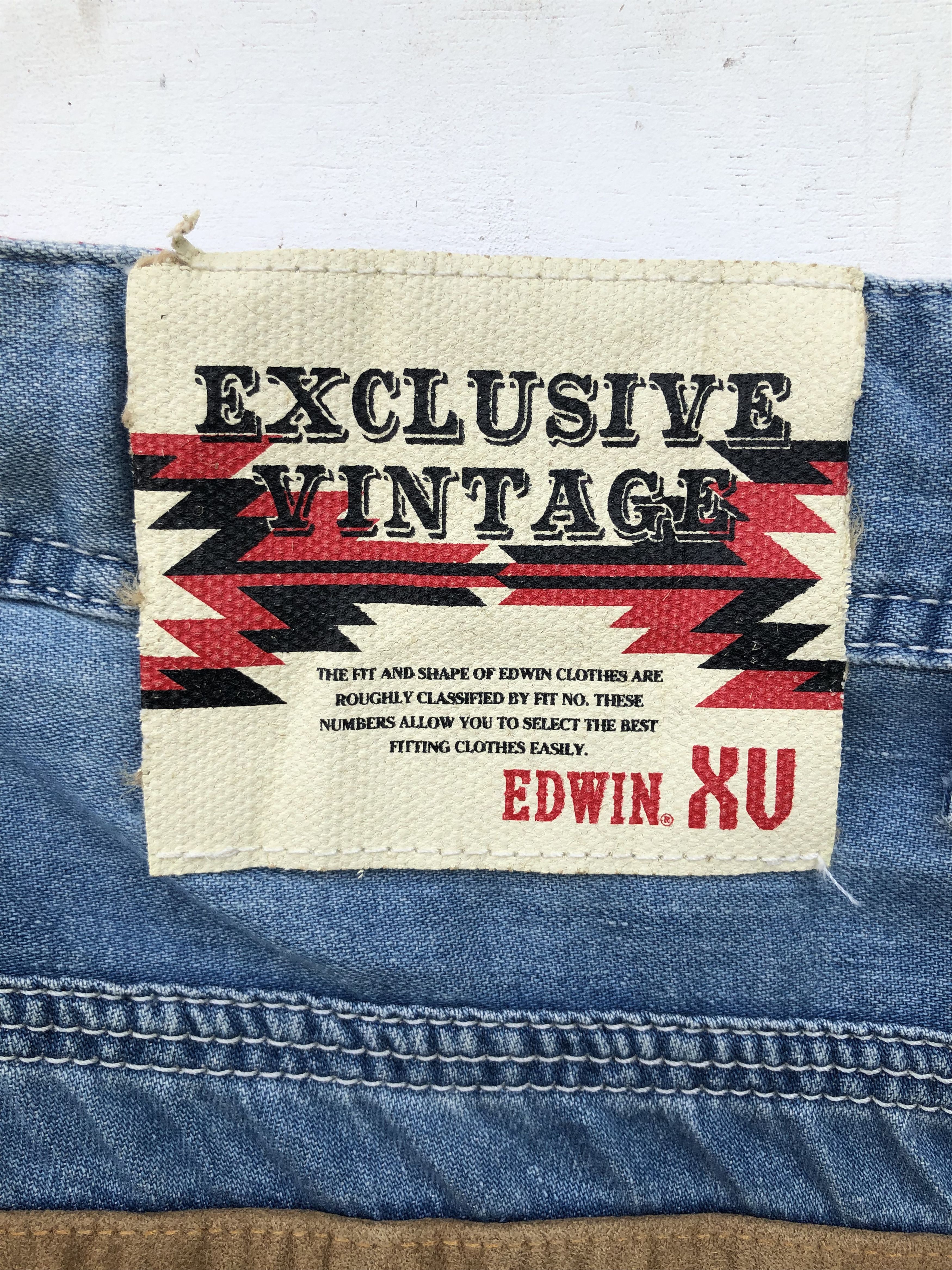 Edwin RARE🔥EDWIN XV NAVAJO STYLE 2 IN 1 FOLDABLE CASUAL PANTS Size US 34 / EU 50 - 10 Thumbnail
