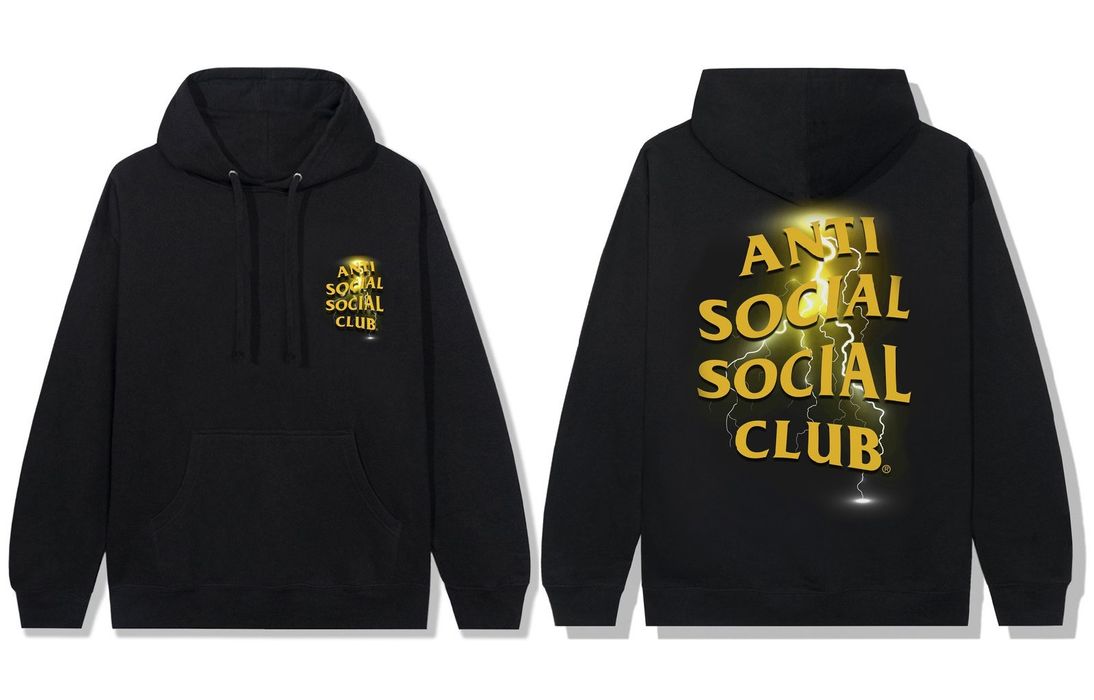 Assc black clearance and yellow hoodie