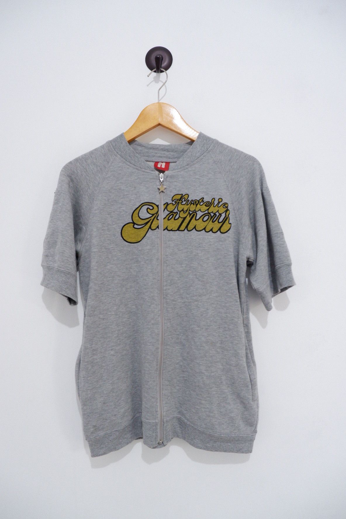 Hysteric Glamour Vintage Y2K Hysteric Glamour Zip Sweater Short Sleeve Size US M / EU 48-50 / 2 - 1 Thumbnail