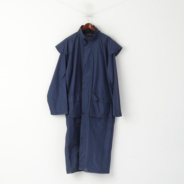 Vintage Target Dry Men XL Raincoat Navy Full Lenght Trench 3130 Grailed