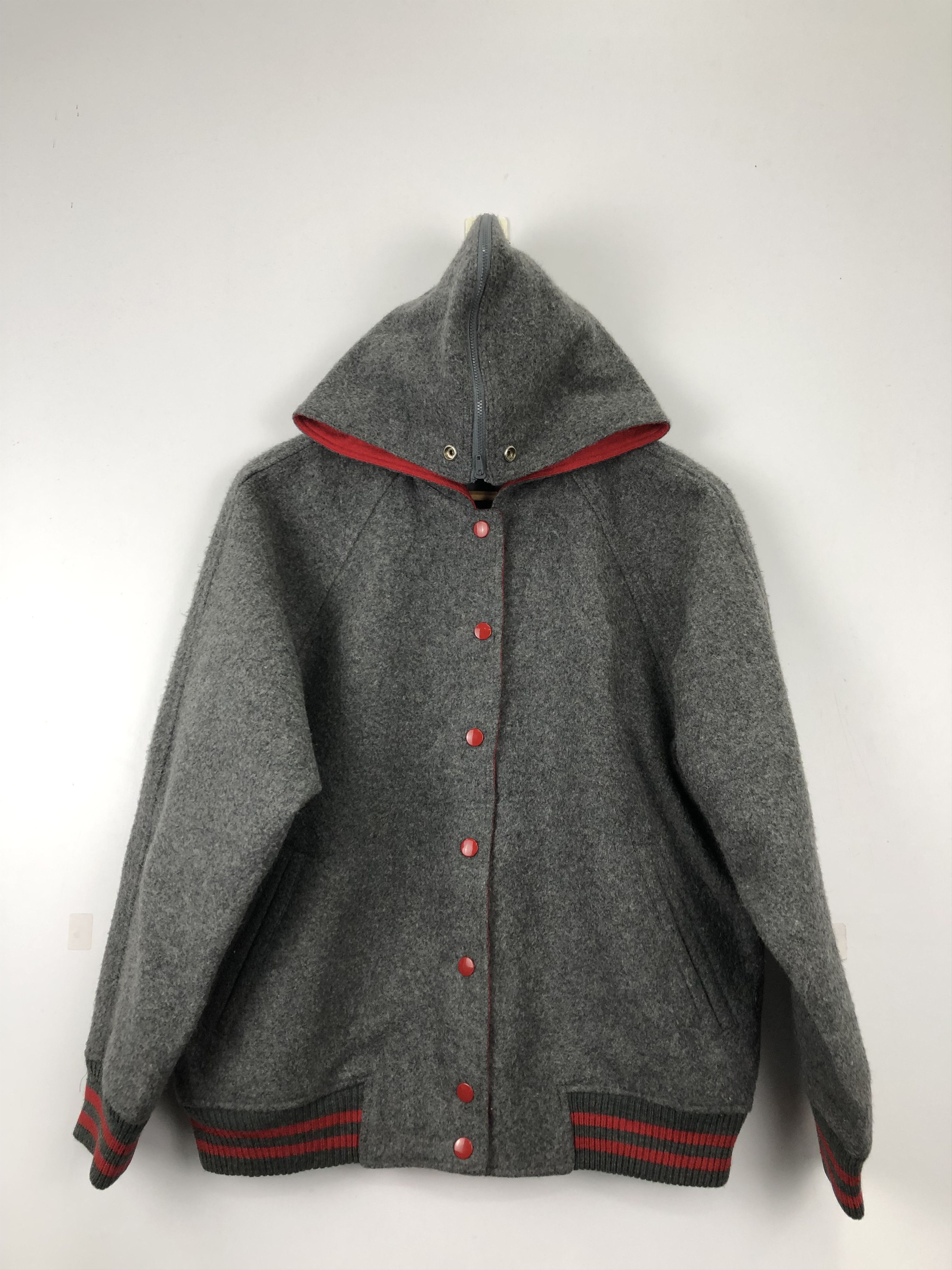 Vintage Vintage 90s Cole California Wool Varsity Jacket Hoodie V0320 Size US L / EU 52-54 / 3 - 1 Thumbnail