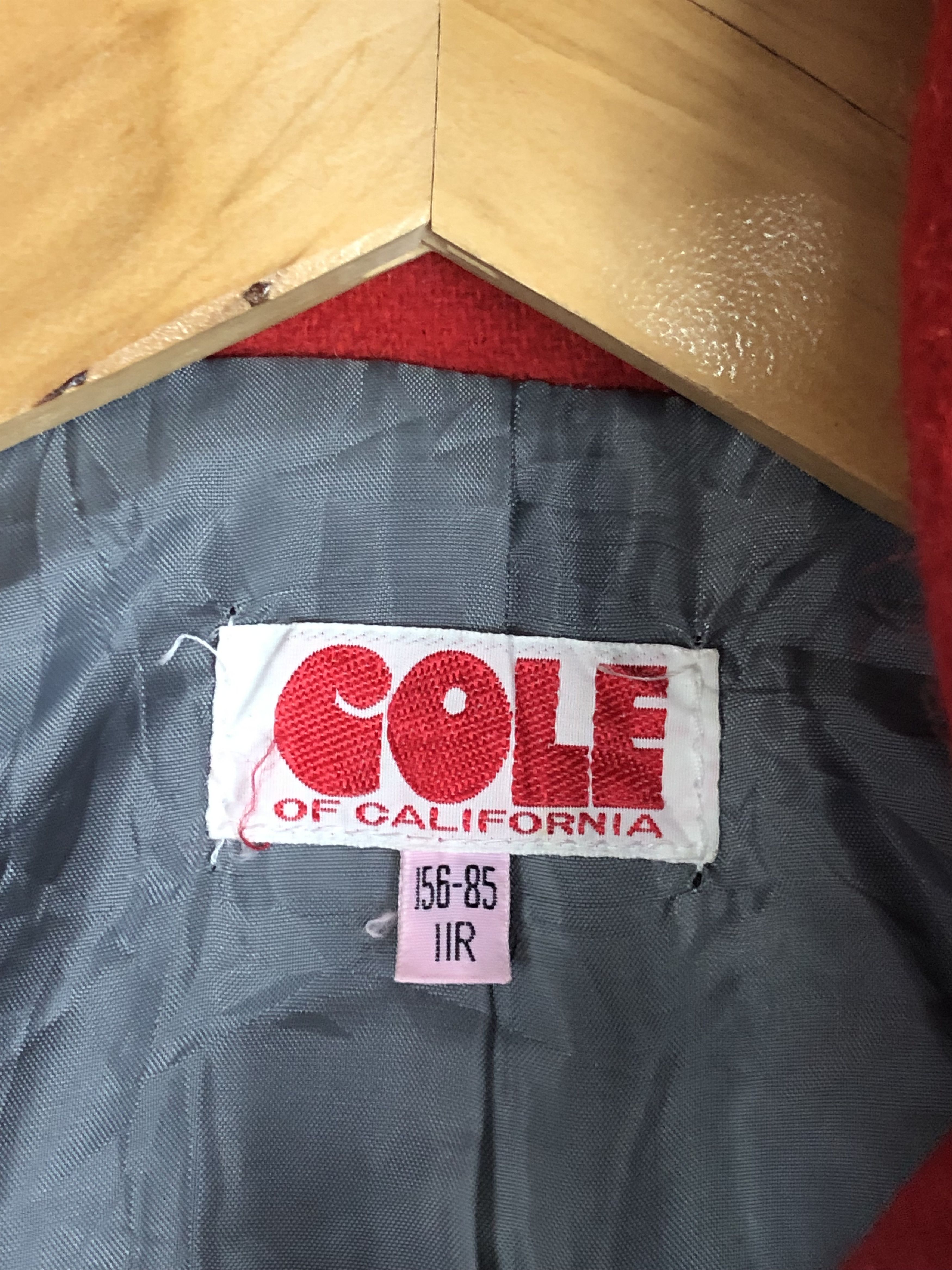 Vintage Vintage 90s Cole California Wool Varsity Jacket Hoodie V0320 Size US L / EU 52-54 / 3 - 6 Thumbnail