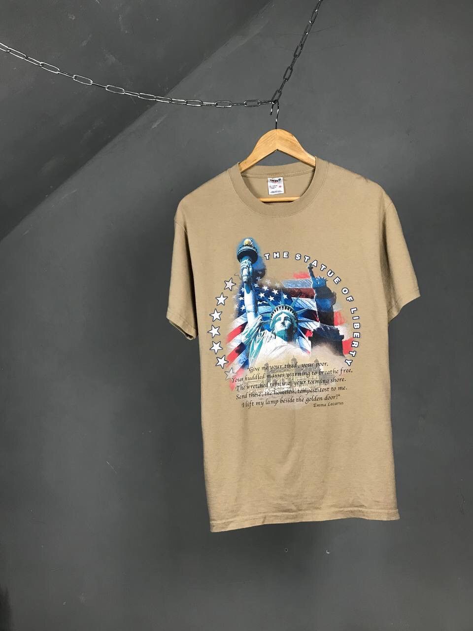 Vintage The Statue of Liberty American vintage made in USA tee Size US M / EU 48-50 / 2 - 1 Thumbnail