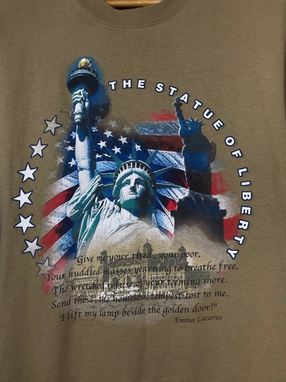 Vintage The Statue of Liberty American vintage made in USA tee Size US M / EU 48-50 / 2 - 3 Thumbnail