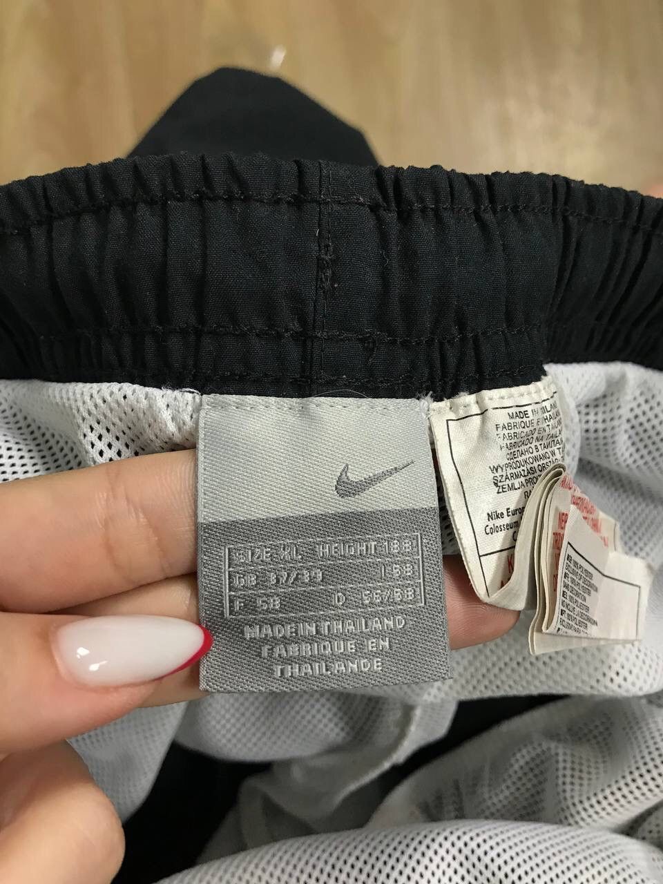 Nike × Vintage Nike swoosh streetwear vintage shorts Size US 34 / EU 50 - 3 Thumbnail