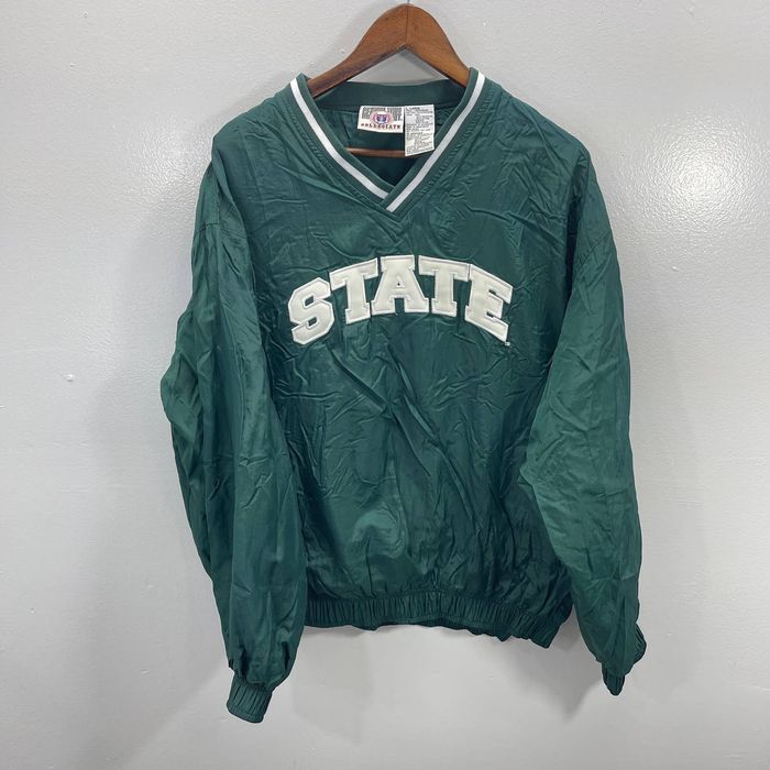 Vintage VINTAGE 2000s Y2K Michigan State Windbreaker Jacket | Grailed