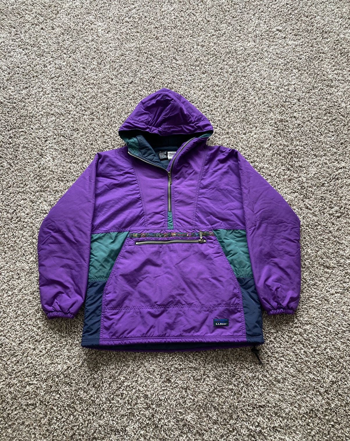 Vintage Vintage USA Made 1980s Purple LL Bean Anorak Parka Coat | Grailed