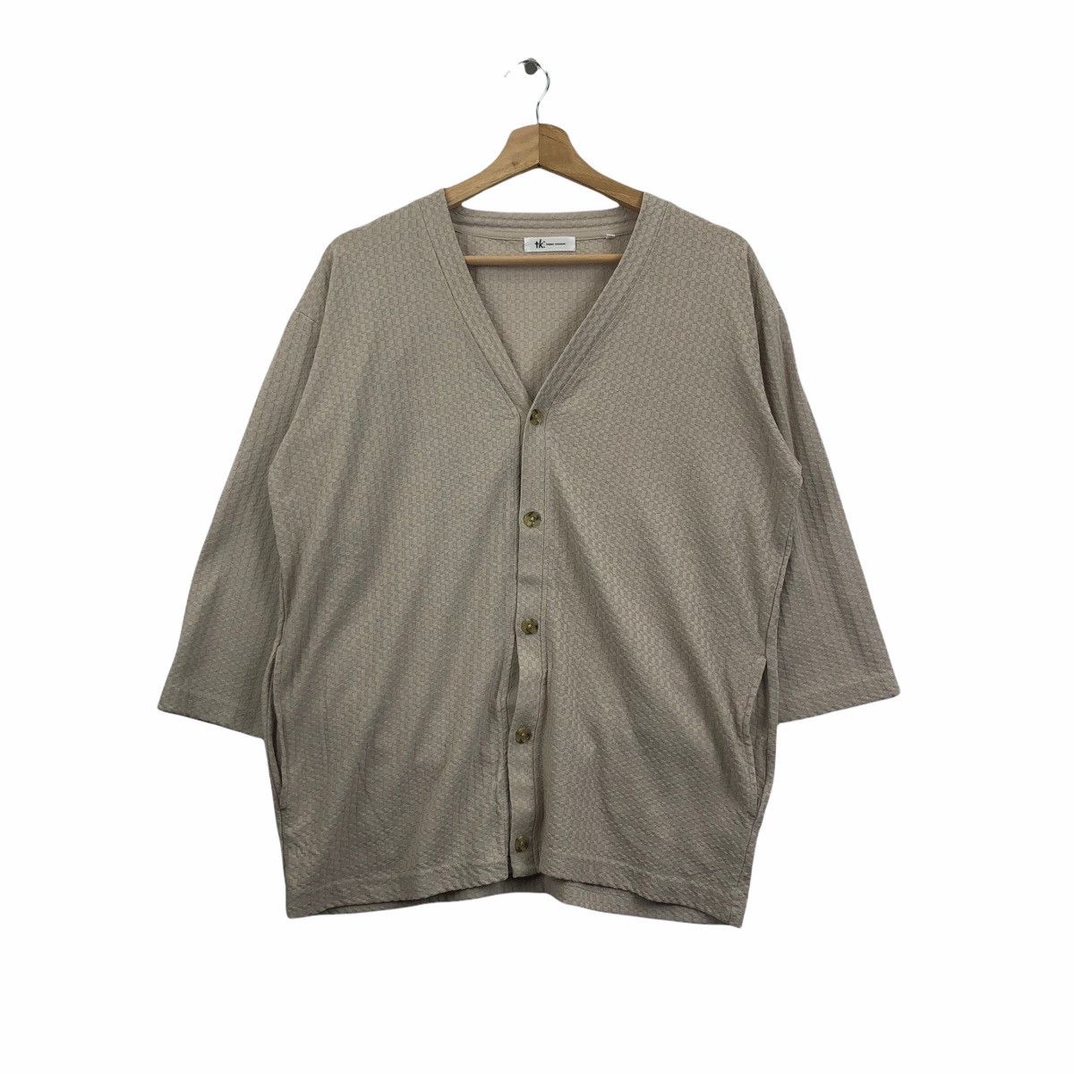 Takeo Kikuchi Japanese Brand Takeo Kikuchi Button Down Cardigan Shirt ...