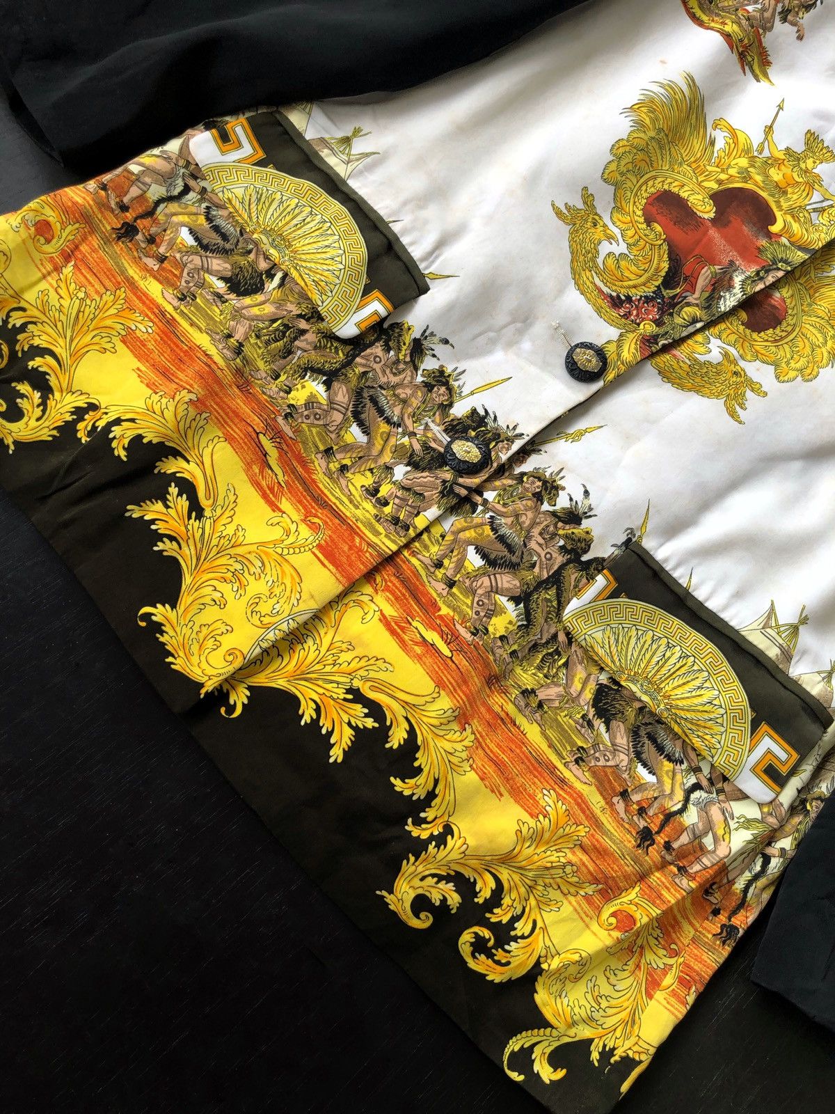 Art Comes First Vintage Apache American Native Overprinted Jacket Size US M / EU 48-50 / 2 - 4 Thumbnail