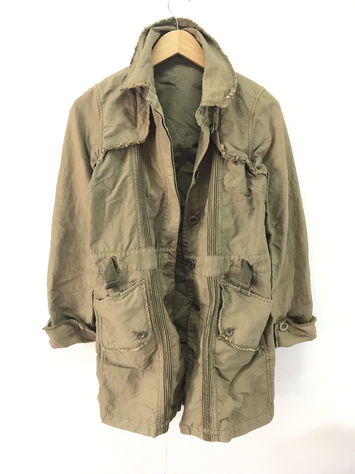 Hysteric Glamour × Japan Blue × Japanese Brand 💥 JAPAN BLUE BONDAGE SEDITIONARIES PARKA JACKET Size US S / EU 44-46 / 1 - 1 Thumbnail