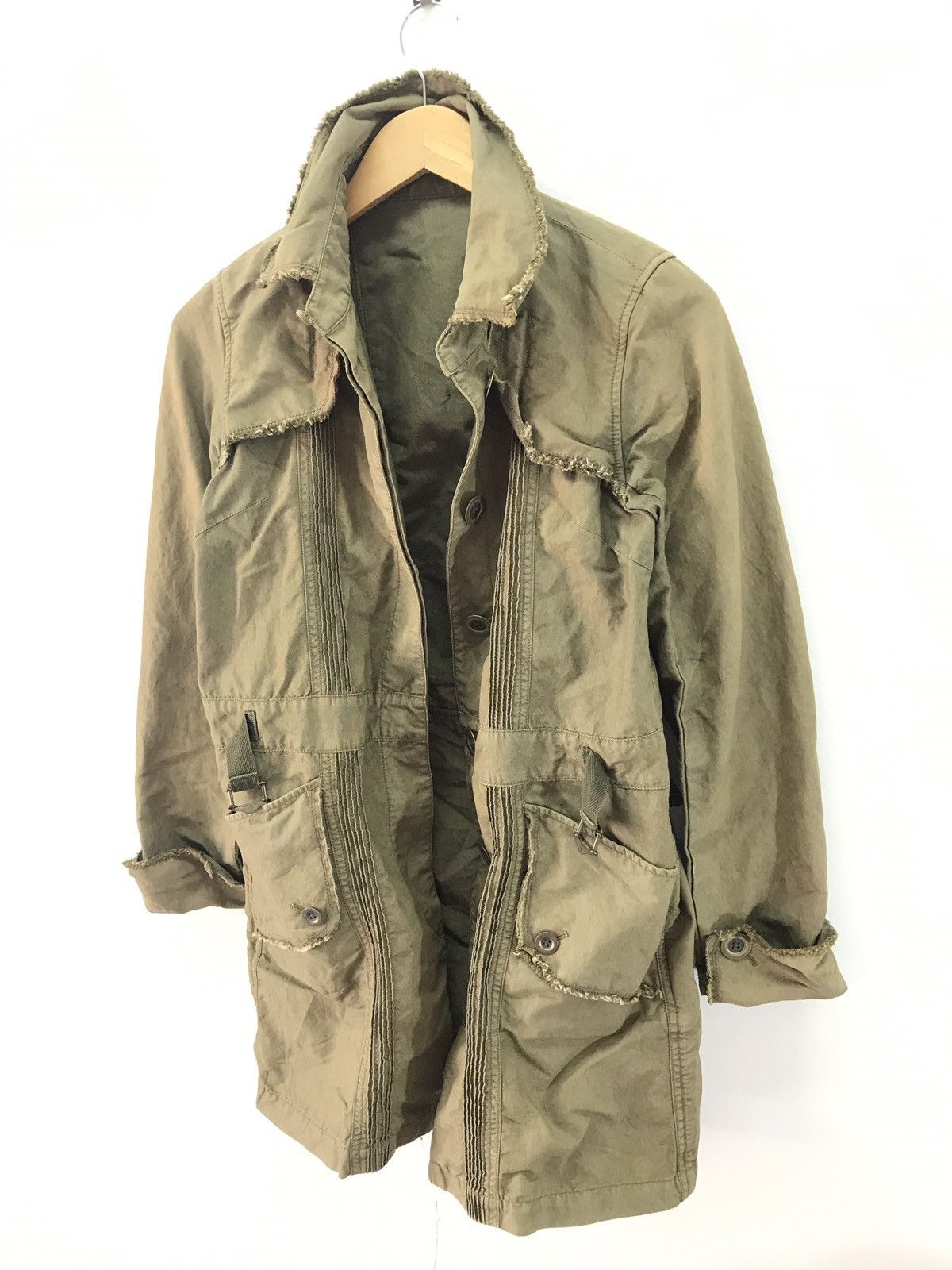 Hysteric Glamour × Japan Blue × Japanese Brand 💥 JAPAN BLUE BONDAGE SEDITIONARIES PARKA JACKET Size US S / EU 44-46 / 1 - 2 Thumbnail