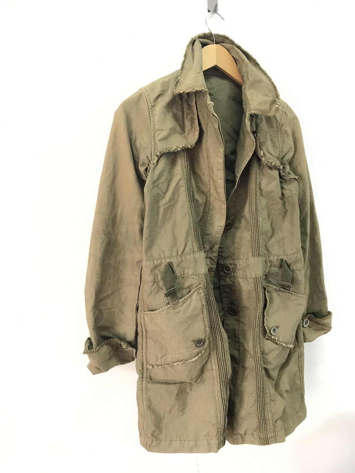 Hysteric Glamour × Japan Blue × Japanese Brand 💥 JAPAN BLUE BONDAGE SEDITIONARIES PARKA JACKET Size US S / EU 44-46 / 1 - 3 Thumbnail