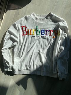 Burberry store rainbow hoodie