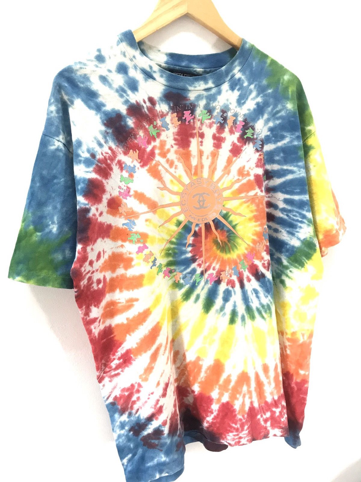 Grateful Dead × Vintage 💥RARE 90s NEEDLES ECSTACY BOY TYE DYE Size US XL / EU 56 / 4 - 4 Thumbnail