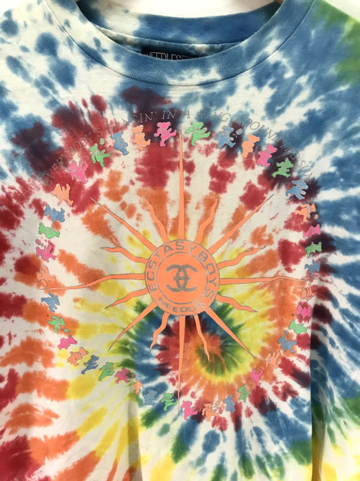 Grateful Dead × Vintage 💥RARE 90s NEEDLES ECSTACY BOY TYE DYE Size US XL / EU 56 / 4 - 2 Thumbnail
