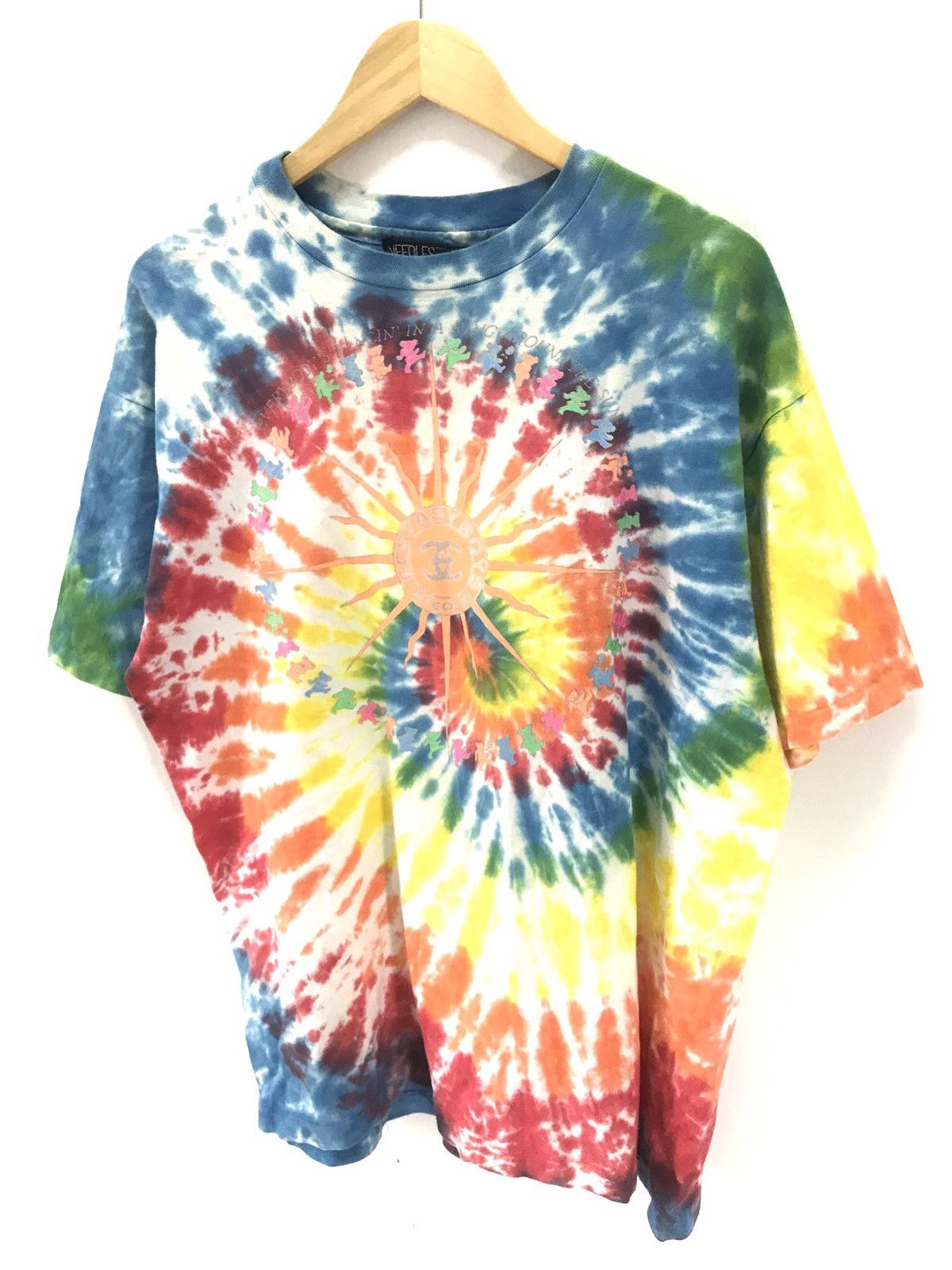 Grateful Dead × Vintage 💥RARE 90s NEEDLES ECSTACY BOY TYE DYE Size US XL / EU 56 / 4 - 3 Thumbnail