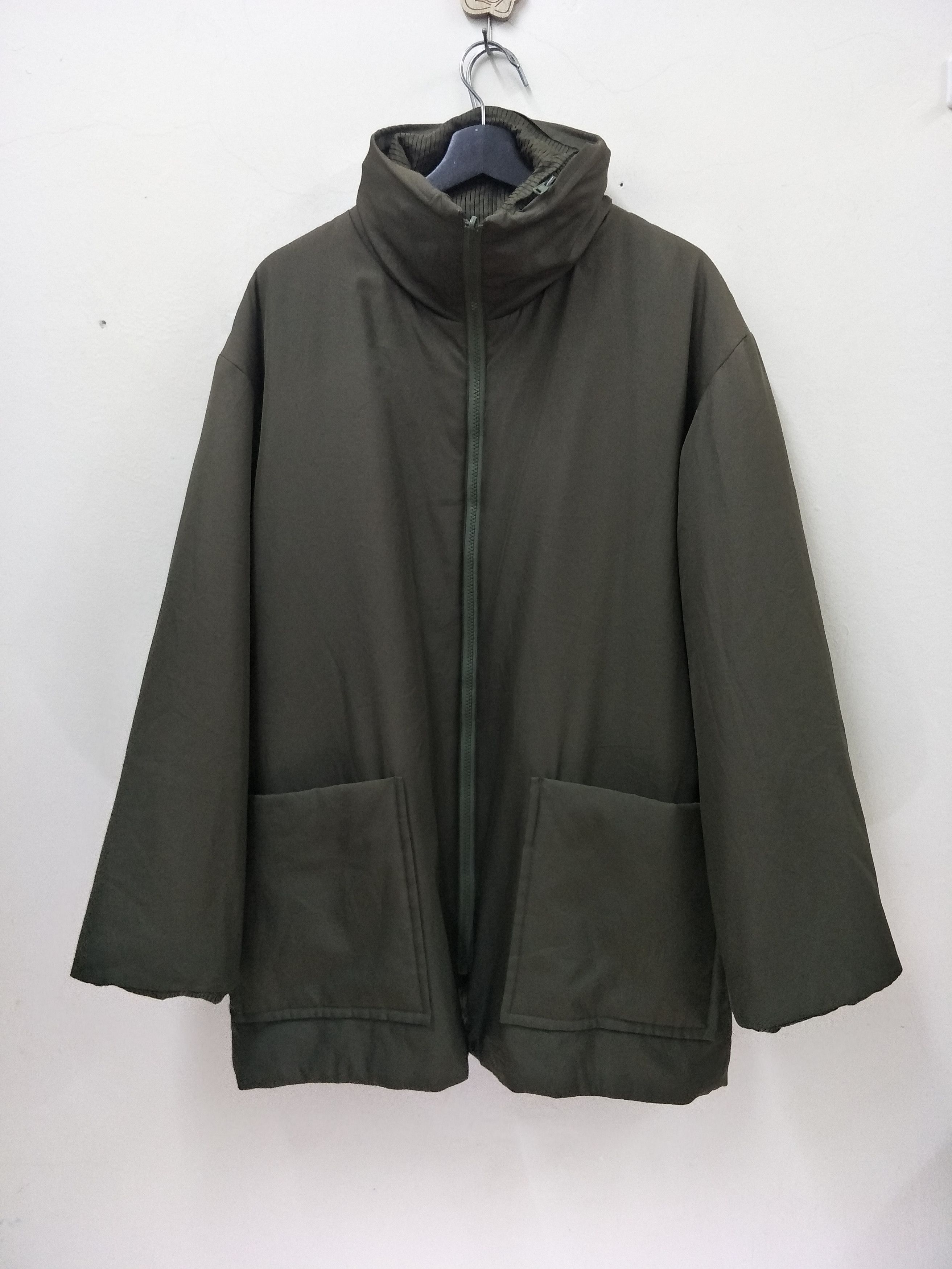 Issey Miyake Windcoat Pleated Reversible Oversized Jacket Size US L / EU 52-54 / 3 - 8 Thumbnail