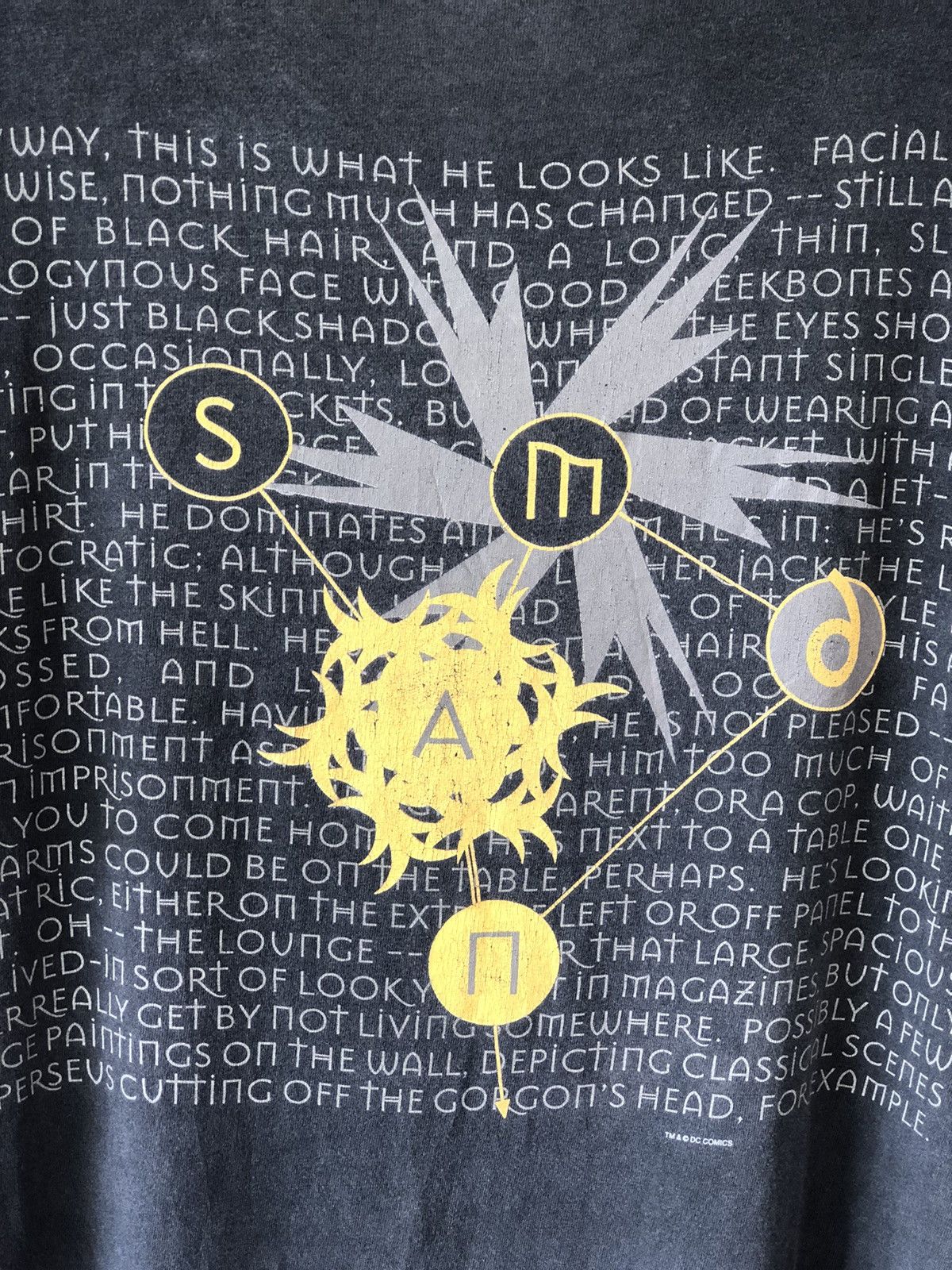 DC Comics × Vintage Vintage 90s The SANDMAN Tv Series Dc Comic Promo Tee Size US L / EU 52-54 / 3 - 11 Thumbnail