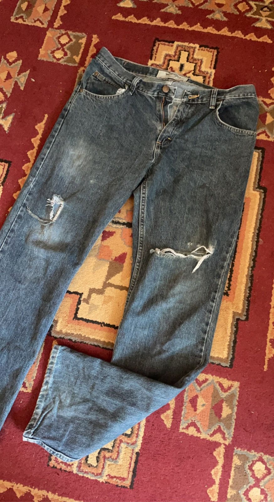 Vintage × Wrangler Vintage dark wash jeans Size US 32 / EU 48 - 2 Thumbnail