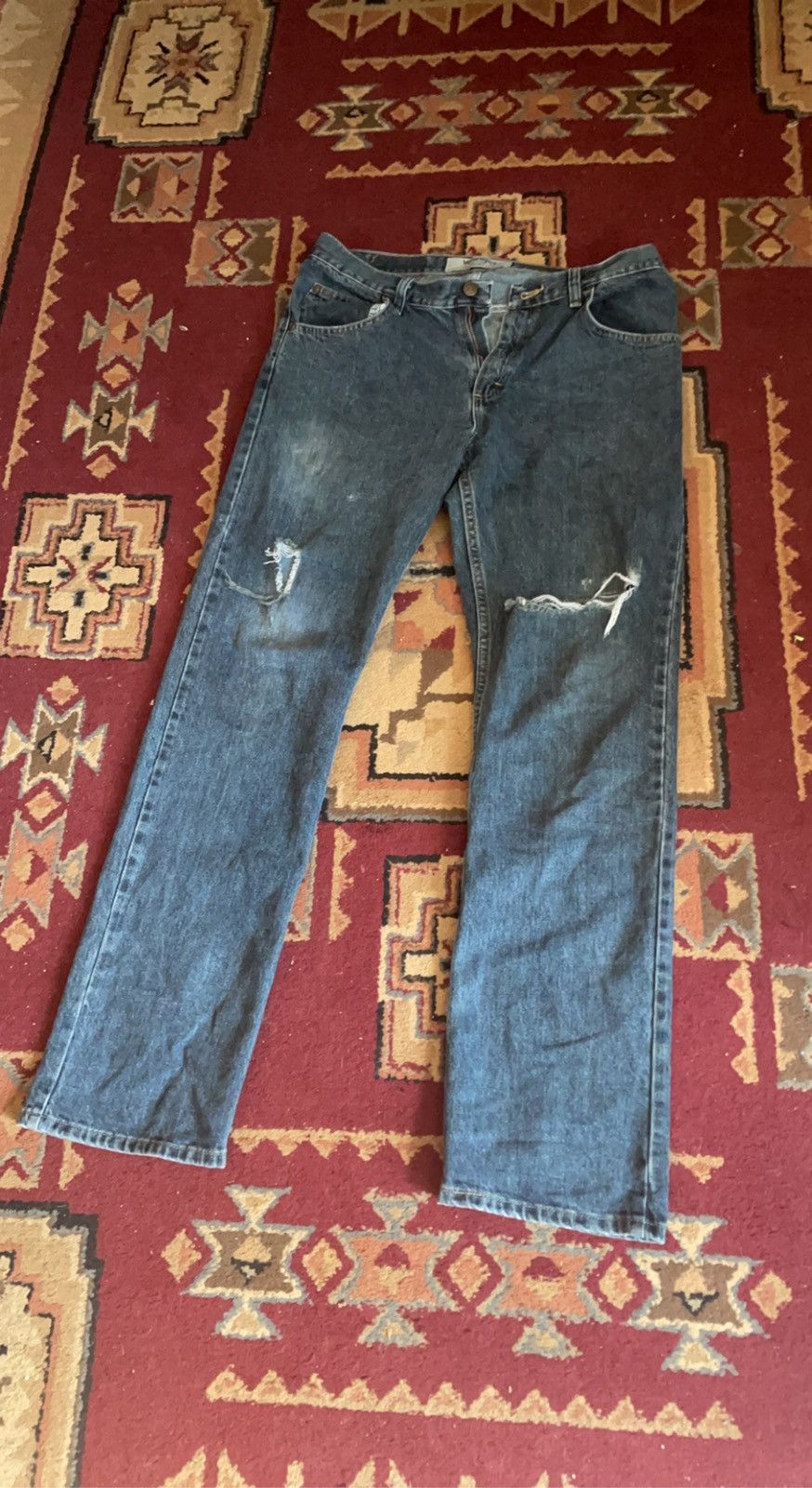 Vintage × Wrangler Vintage dark wash jeans Size US 32 / EU 48 - 1 Thumbnail