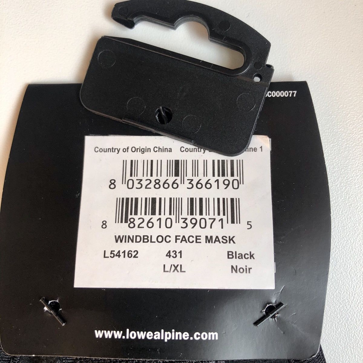 Other Lowe Alpine Polar Mask BLACK Size ONE SIZE - 4 Thumbnail