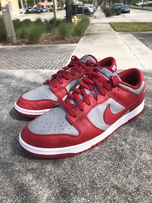 Nike Nike Dunk Low Red UNLV | Grailed