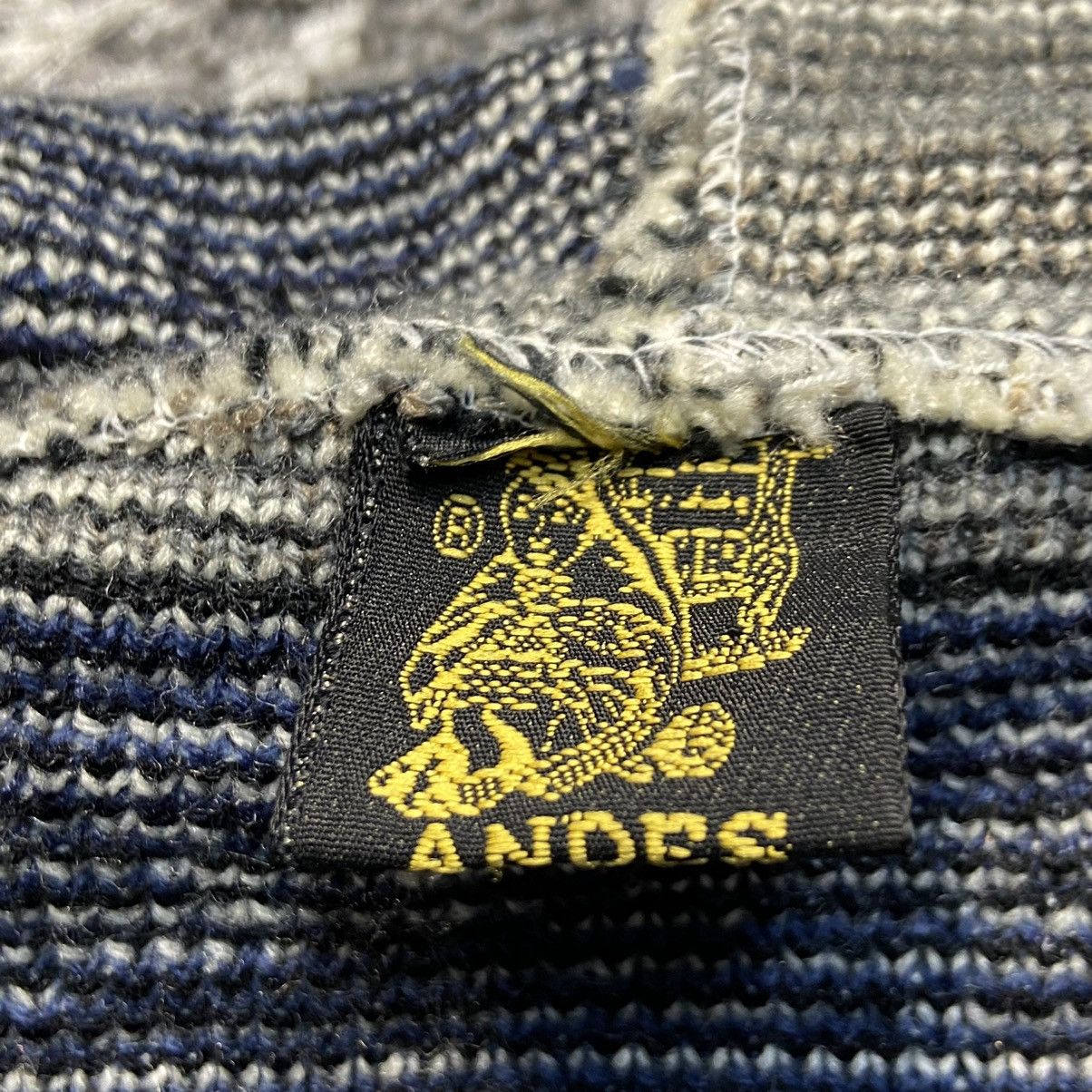 Vintage ARCHIVE KAPITAL STYLE 1990s RARE WULF SHERPA JACKET - № 2132 Size US L / EU 52-54 / 3 - 9 Thumbnail