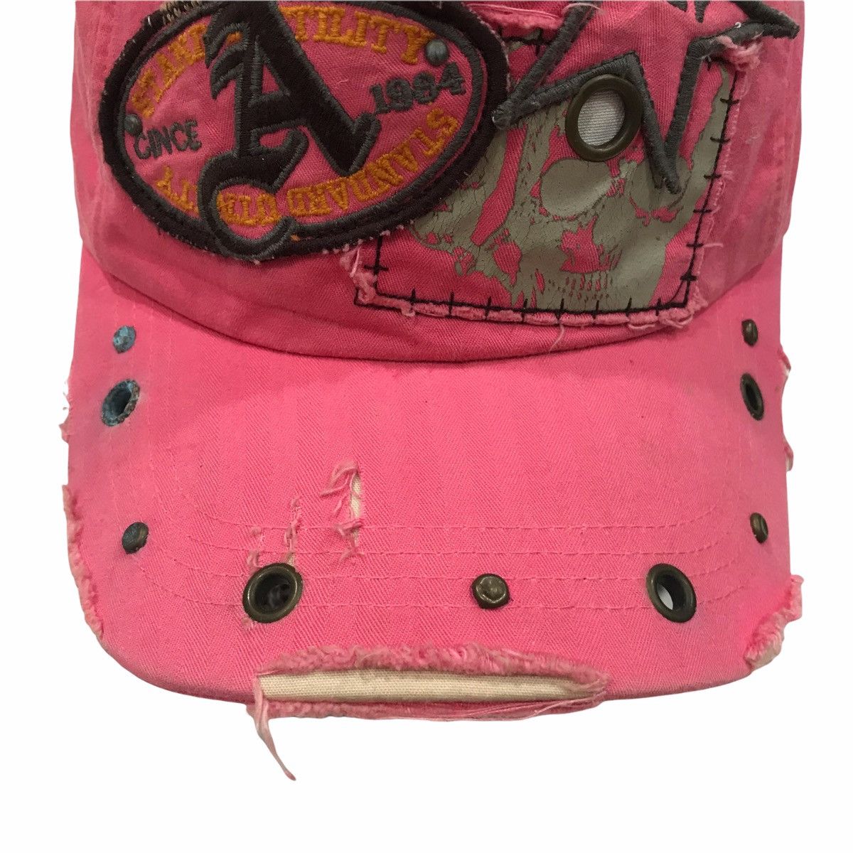 Designer Army Standard Utility Skull Distressed Hats Caps Size ONE SIZE - 4 Thumbnail