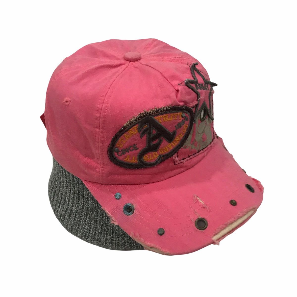 Designer Army Standard Utility Skull Distressed Hats Caps Size ONE SIZE - 3 Thumbnail