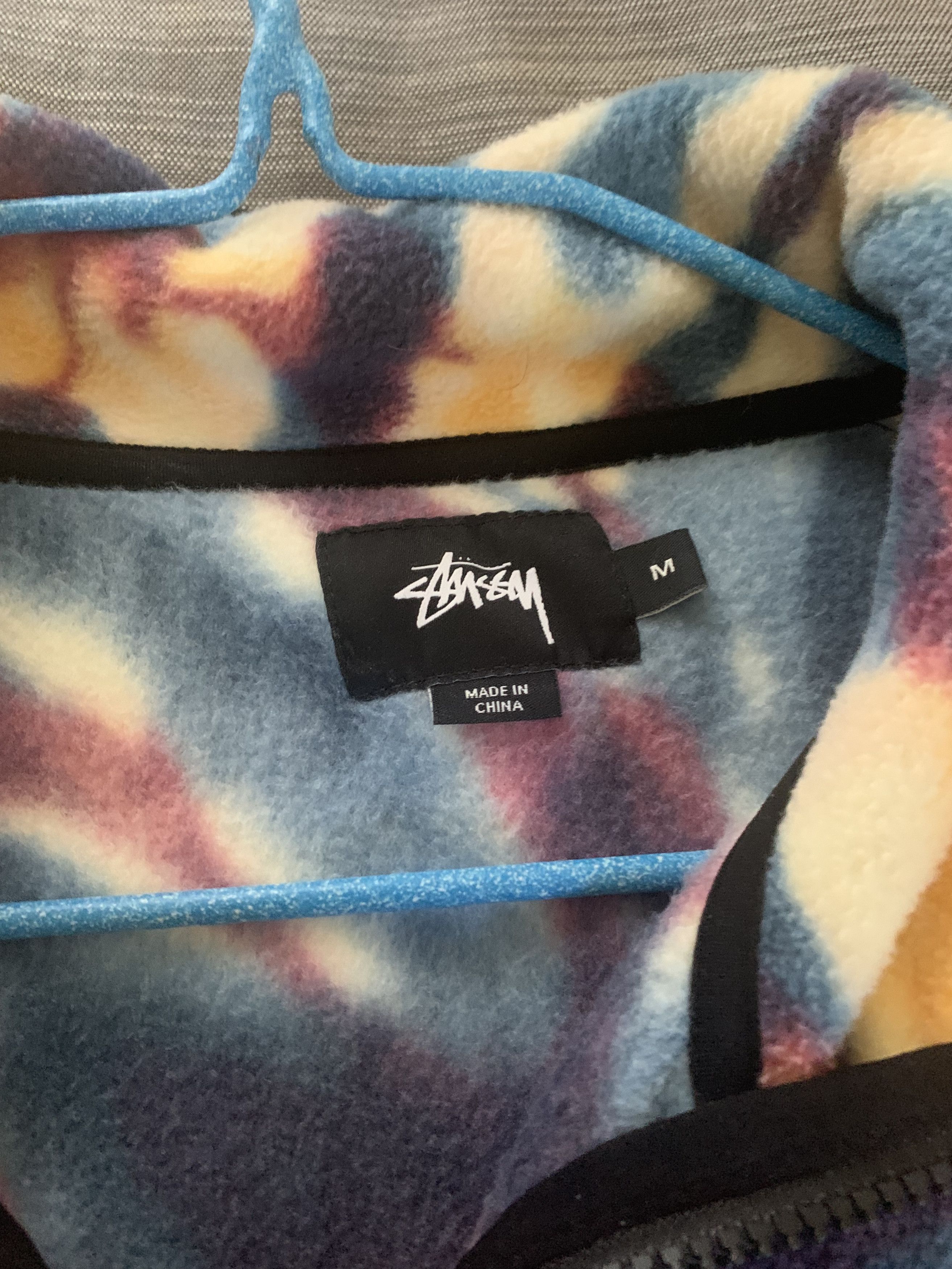 Stussy Stussy Tie Dye 1/4 zip Polar Fleece Size US M / EU 48-50 / 2 - 2 Thumbnail