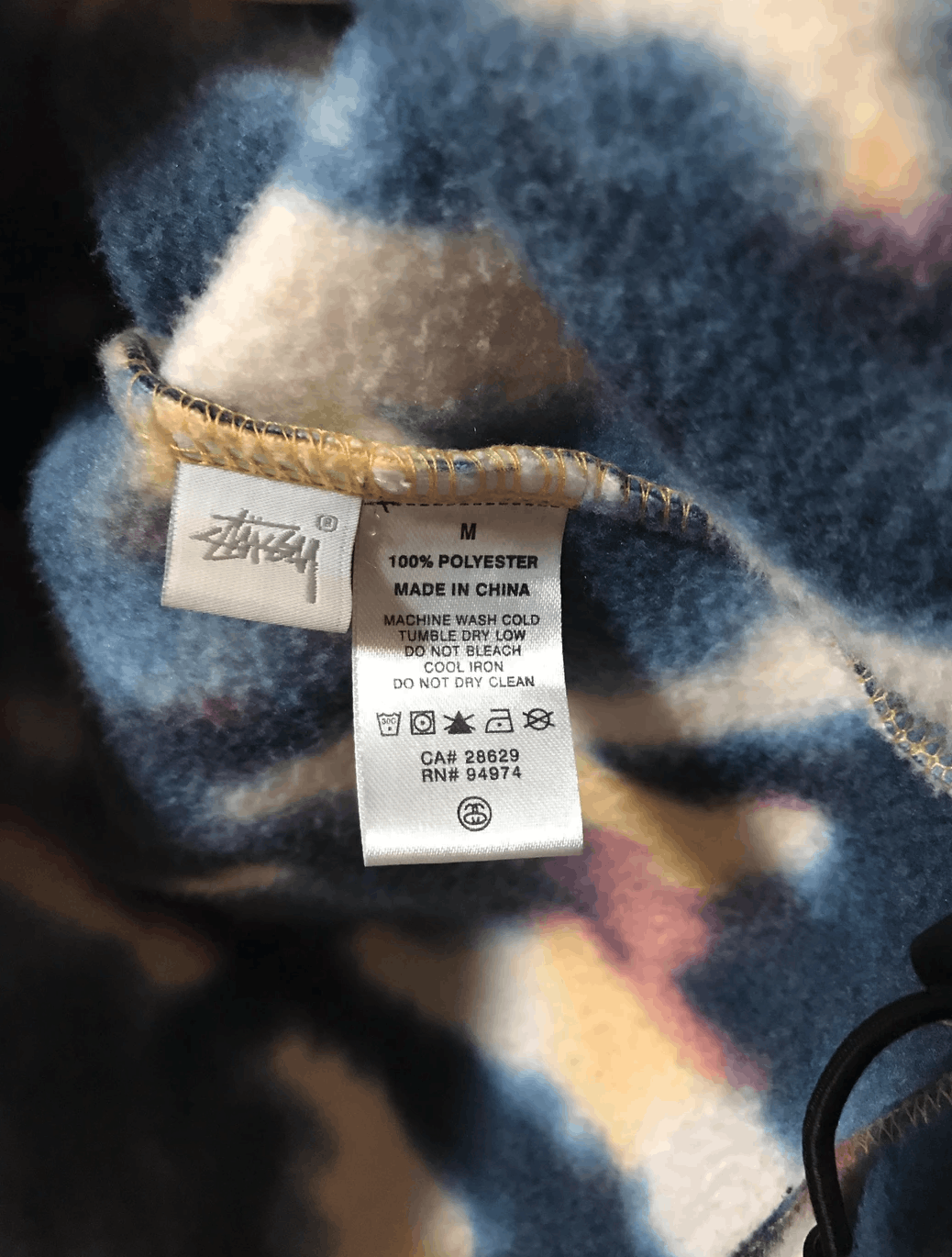 Stussy Stussy Tie Dye 1/4 zip Polar Fleece Size US M / EU 48-50 / 2 - 3 Thumbnail