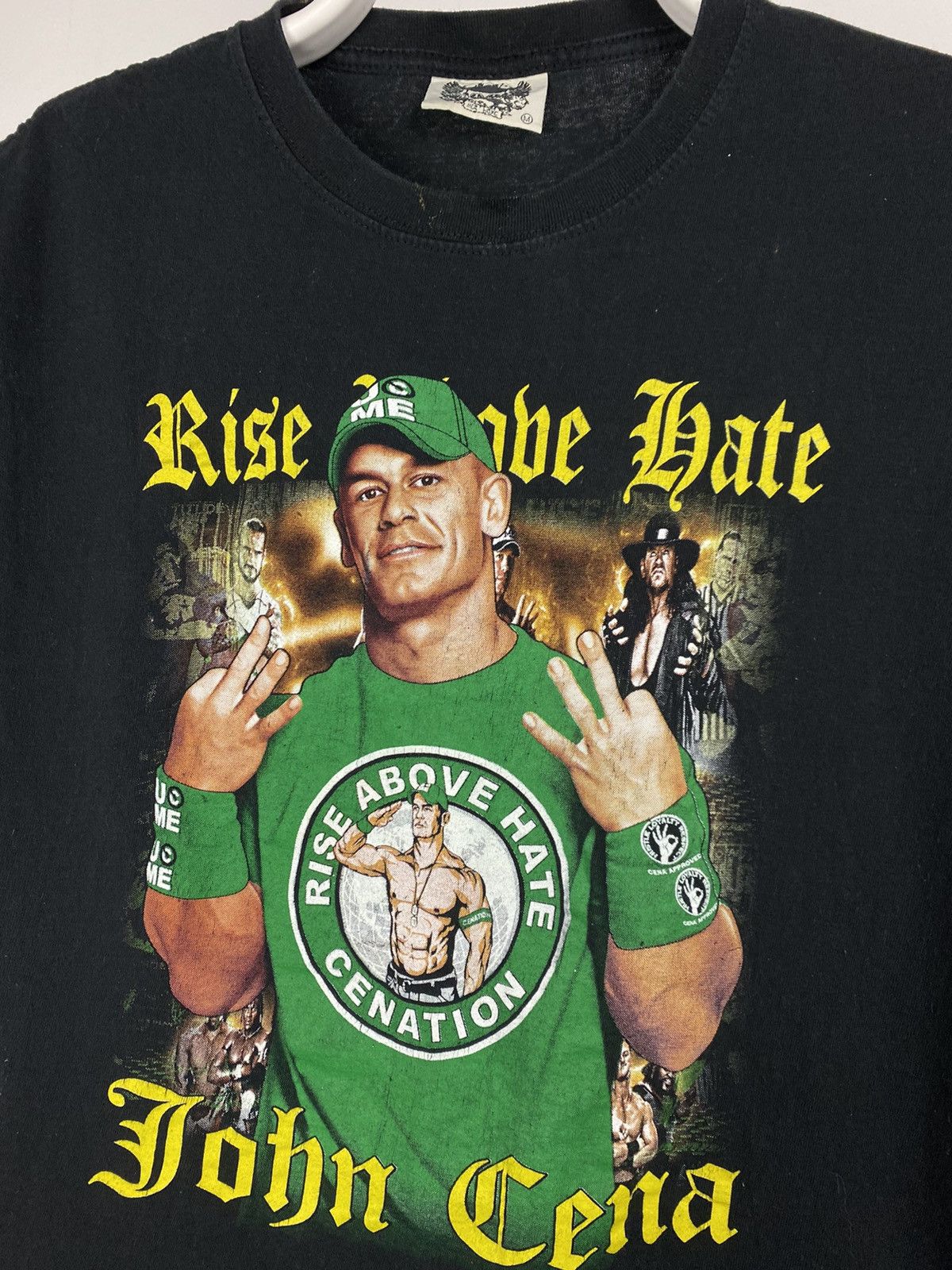 Vintage × WWE × WWF John Cena vintage black T-shirt Rise Above Hate Size US S / EU 44-46 / 1 - 2 Thumbnail