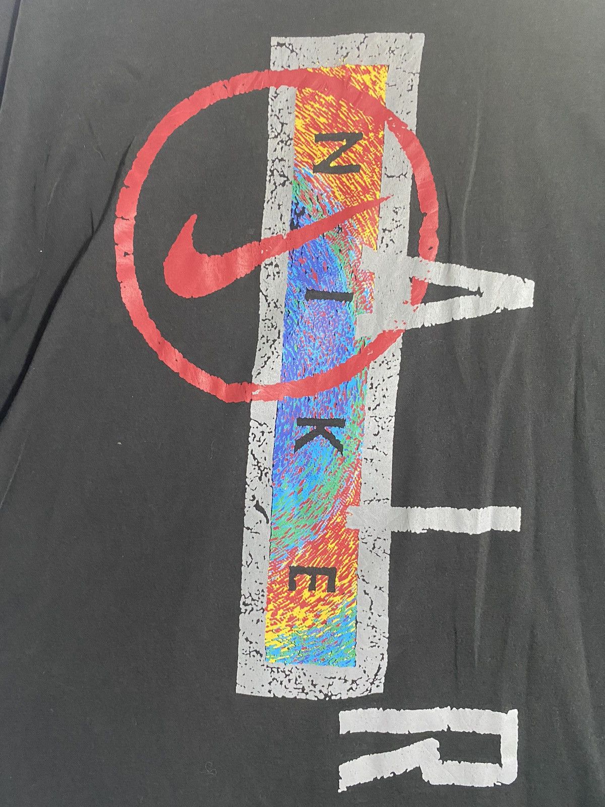 Nike Vintage ! Rare Nike Air Big Logo 90s tee Size US L / EU 52-54 / 3 - 8 Thumbnail