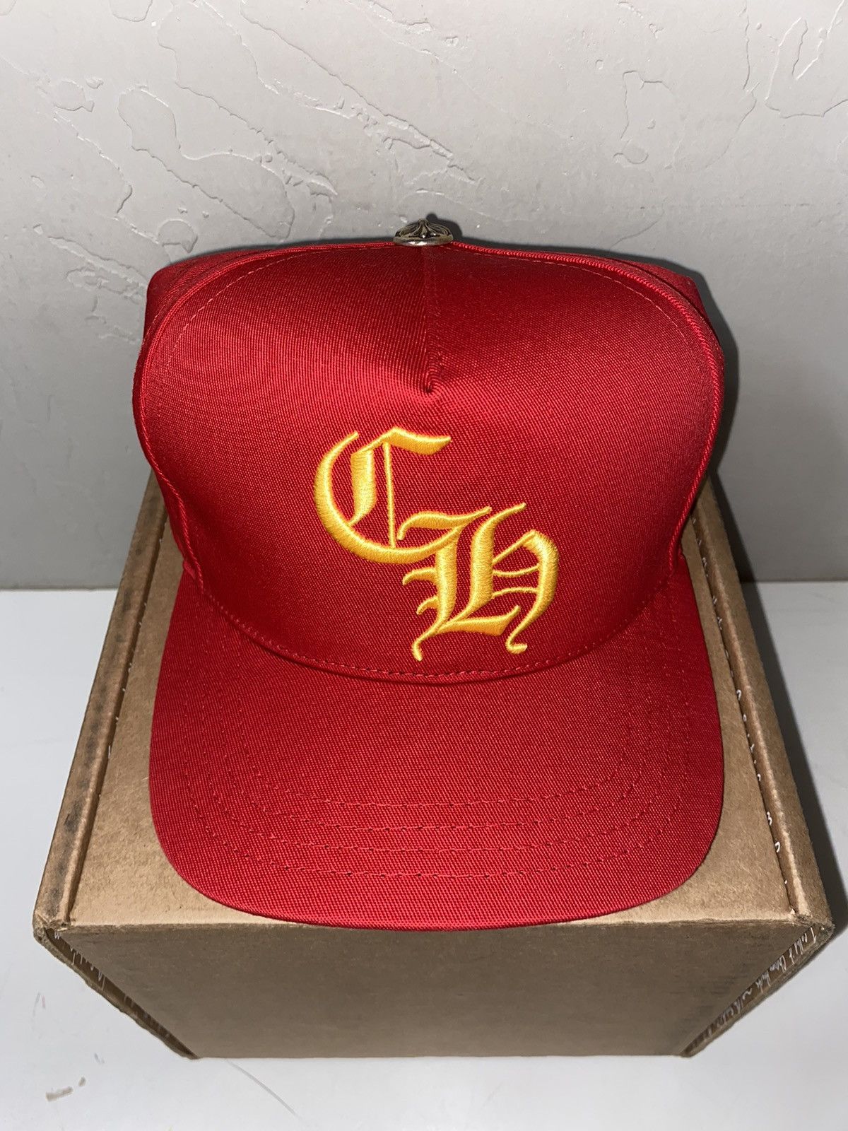 Chrome Hearts Chrome Hearts CH Silver Button Hat | Grailed