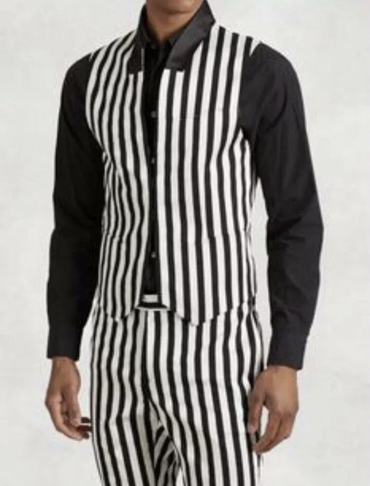 John Varvatos Cotton stripe vest. 48 Size US M / EU 48-50 / 2 - 2 Thumbnail