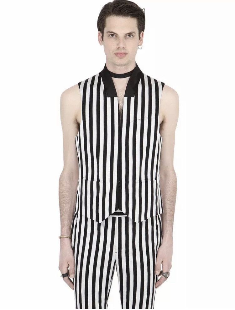 John Varvatos Cotton stripe vest. 48 Size US M / EU 48-50 / 2 - 3 Thumbnail