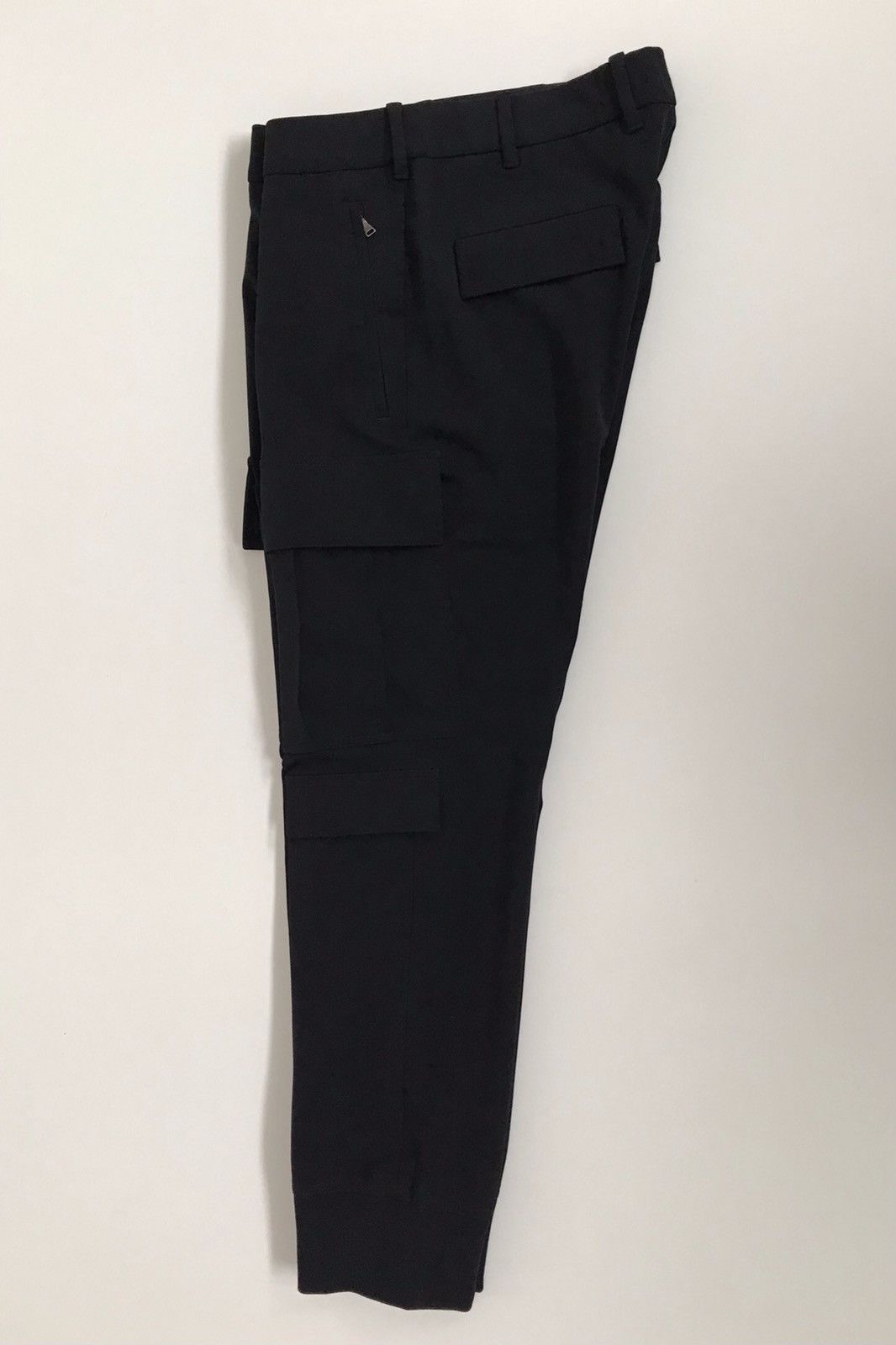 Neil Barrett Neil Barrett size 46IT black wool signature cargo trouser Size US 30 / EU 46 - 10 Thumbnail
