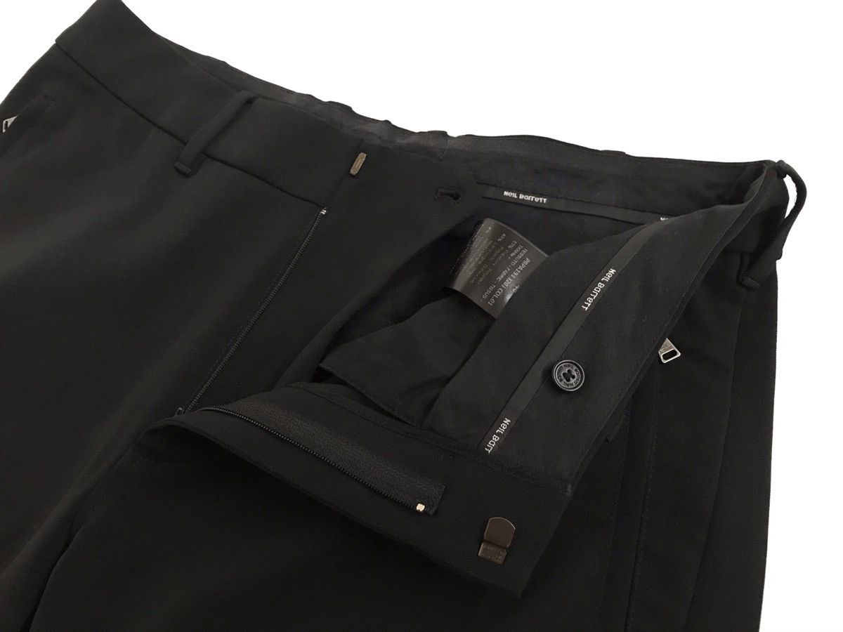 Neil Barrett Neil Barrett size 46IT black wool signature cargo trouser Size US 30 / EU 46 - 9 Thumbnail