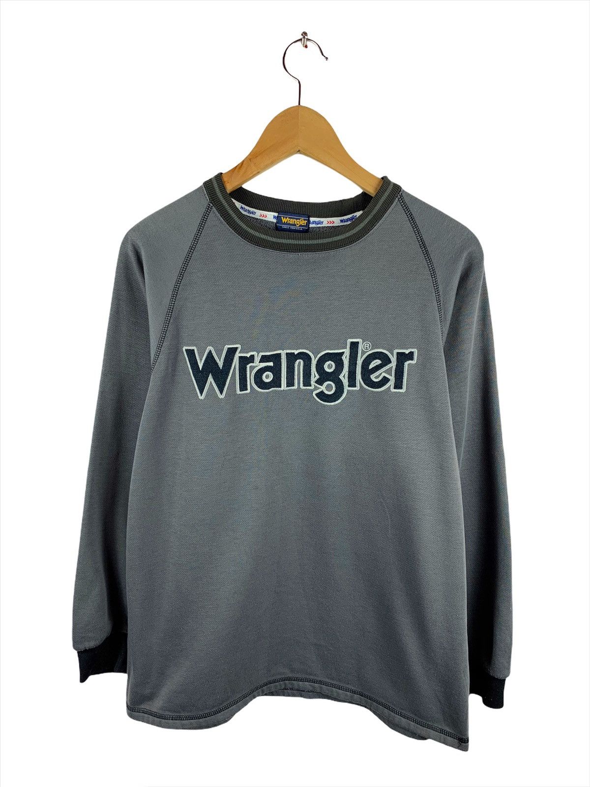 Vintage × Wrangler Vintage Wrangler USA Sweatshirt Size US L / EU 52-54 / 3 - 1 Thumbnail