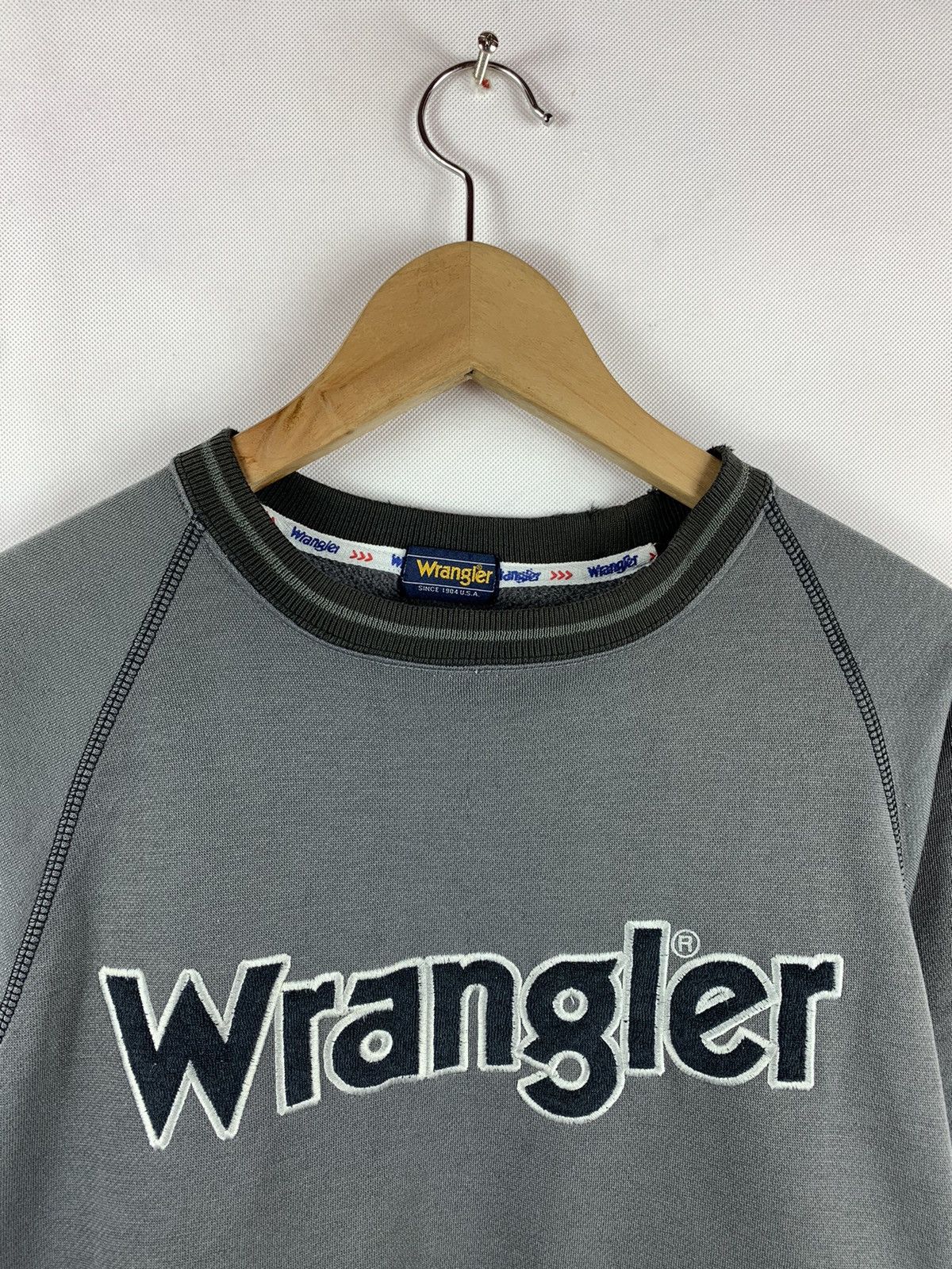 Vintage × Wrangler Vintage Wrangler USA Sweatshirt Size US L / EU 52-54 / 3 - 2 Thumbnail