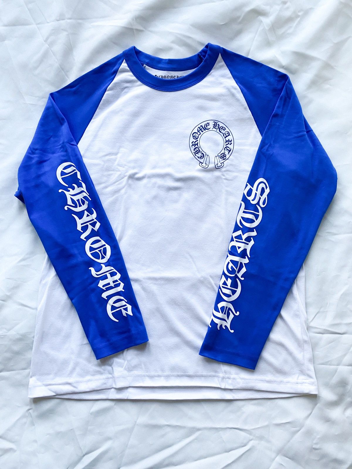 Chrome Hearts CHROME HEARTS CH LOGO BLUE BASEBALL RAGLAN