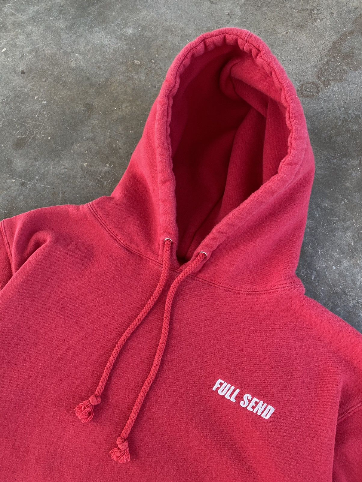 Full Send Full Send By Nelk Boys Red Heavyweight Logo Hoodie Medium Size US M / EU 48-50 / 2 - 2 Thumbnail