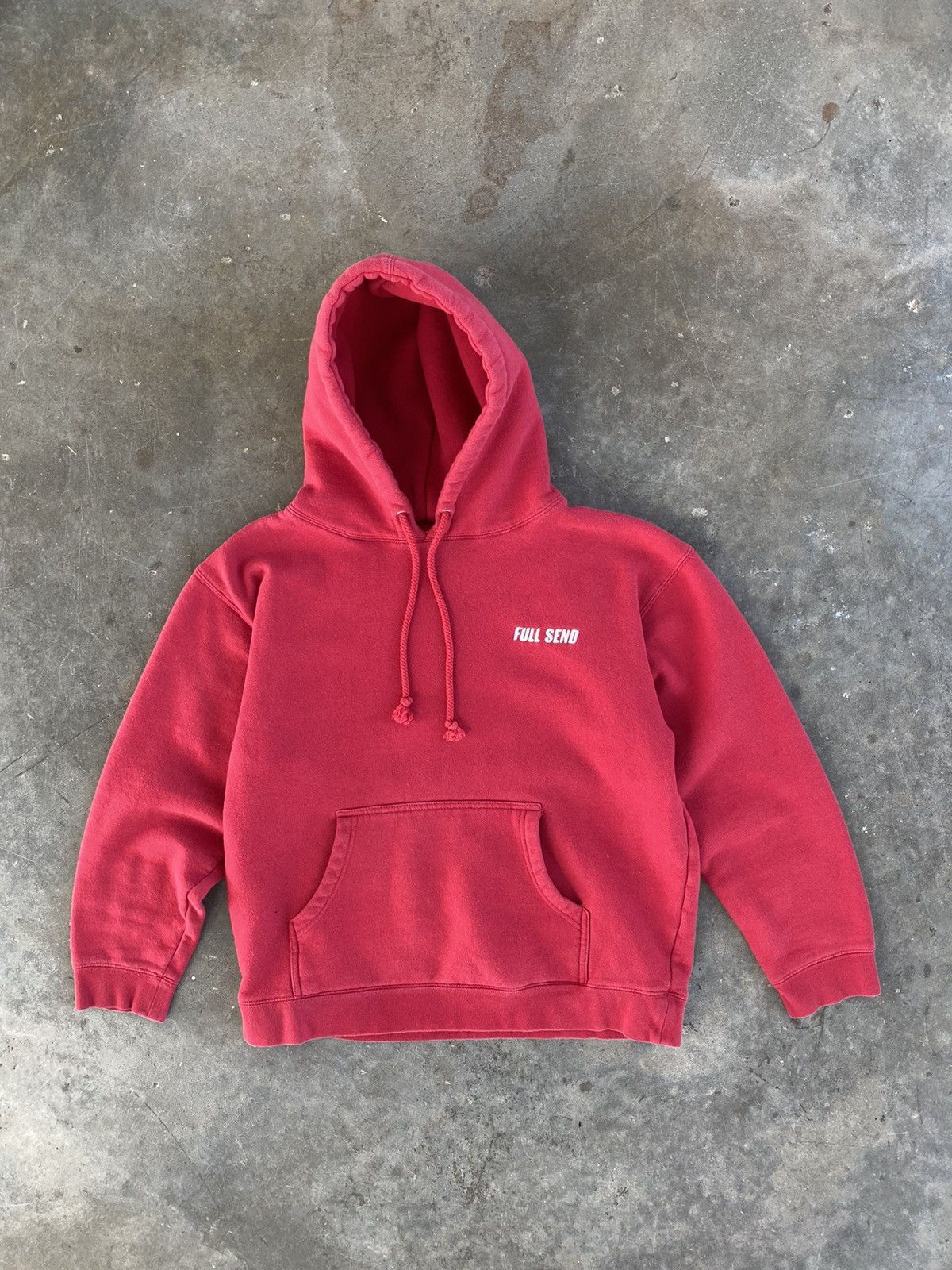 Full Send Full Send By Nelk Boys Red Heavyweight Logo Hoodie Medium Size US M / EU 48-50 / 2 - 1 Thumbnail