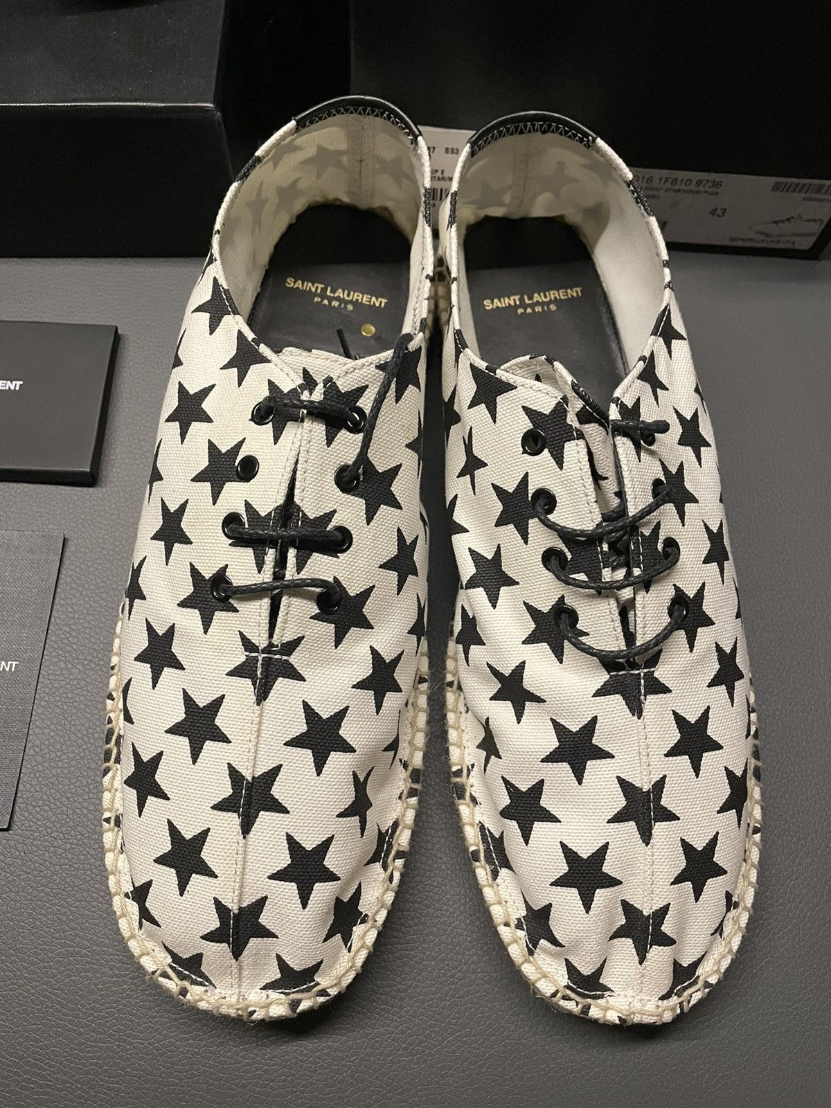 Hedi Slimane × Saint Laurent Paris × Yves Saint Laurent Brand NEW Moon-Plus Saint Laurent Runway Shoes Size US 10 / EU 43 - 6 Thumbnail