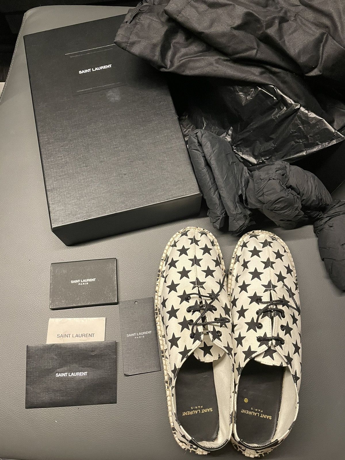 Hedi Slimane × Saint Laurent Paris × Yves Saint Laurent Brand NEW Moon-Plus Saint Laurent Runway Shoes Size US 10 / EU 43 - 13 Thumbnail