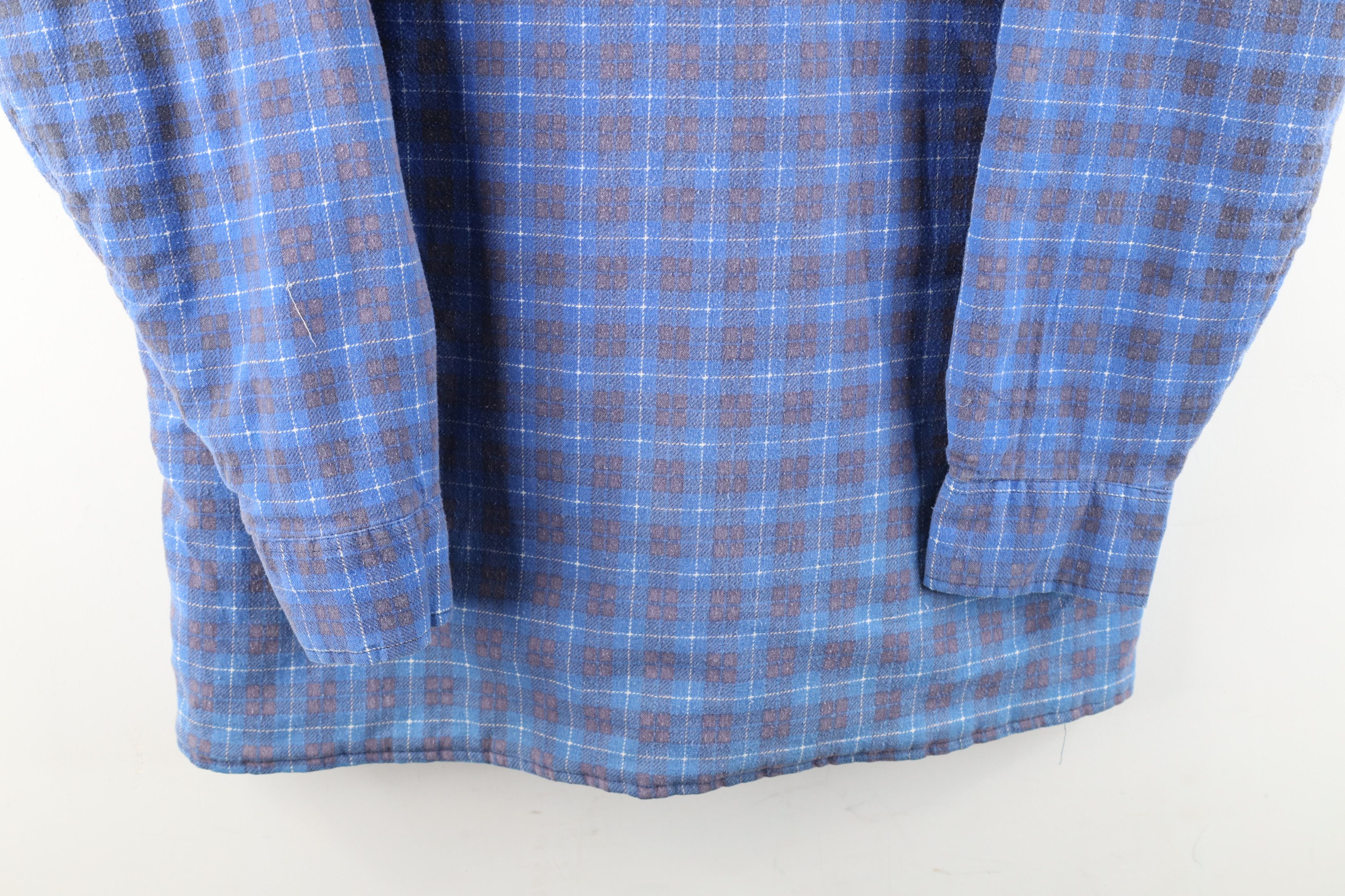 Vintage Vintage 80s Lee Thrashed Double Pocket Flannel Shirt Jacket Size US L / EU 52-54 / 3 - 8 Preview